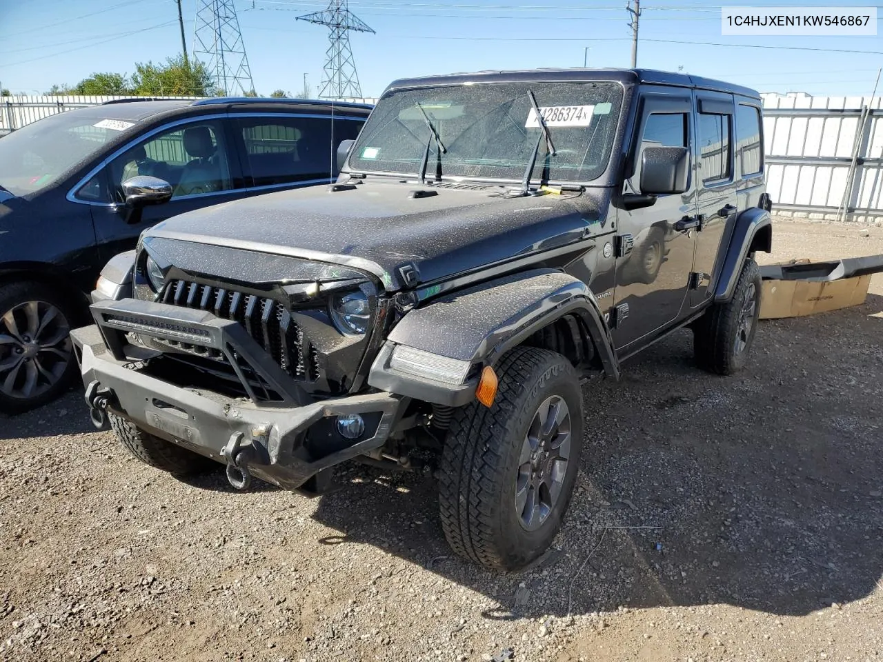 2019 Jeep Wrangler Unlimited Sahara VIN: 1C4HJXEN1KW546867 Lot: 74286374