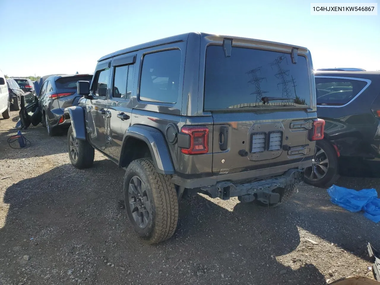 2019 Jeep Wrangler Unlimited Sahara VIN: 1C4HJXEN1KW546867 Lot: 74286374