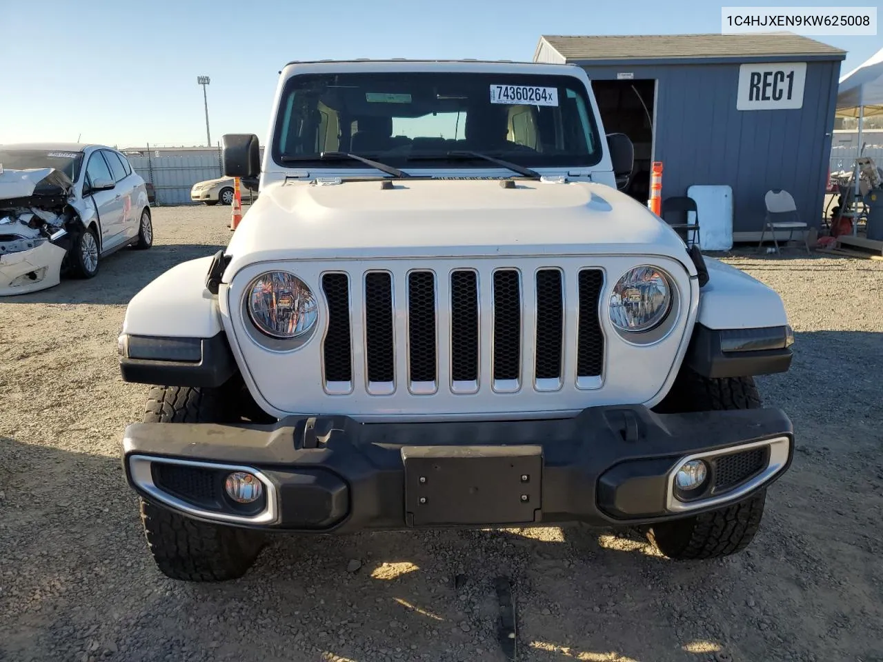 2019 Jeep Wrangler Unlimited Sahara VIN: 1C4HJXEN9KW625008 Lot: 74360264