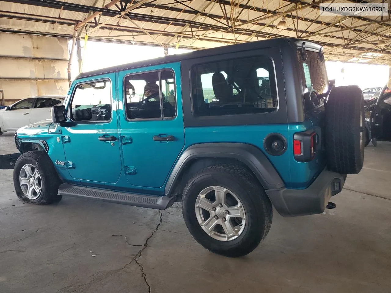 2019 Jeep Wrangler Unlimited Sport VIN: 1C4HJXDG2KW610935 Lot: 74749764