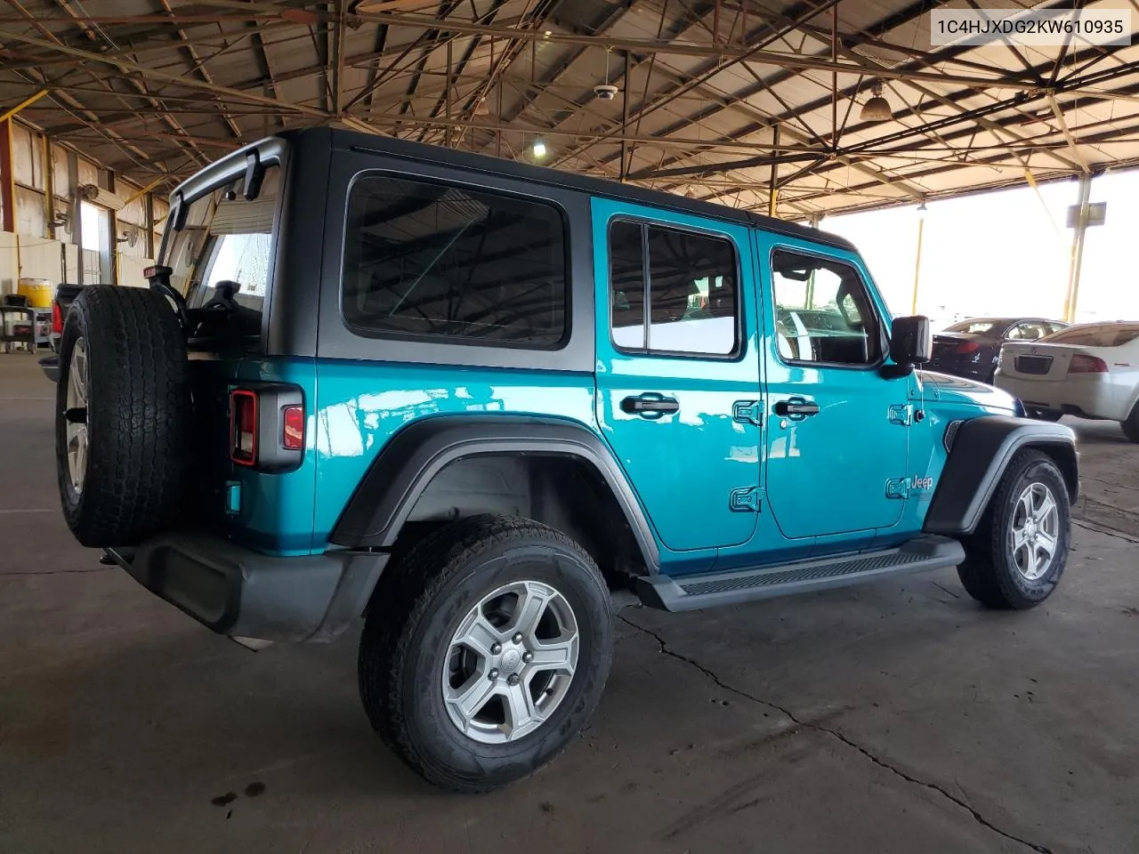 2019 Jeep Wrangler Unlimited Sport VIN: 1C4HJXDG2KW610935 Lot: 74749764