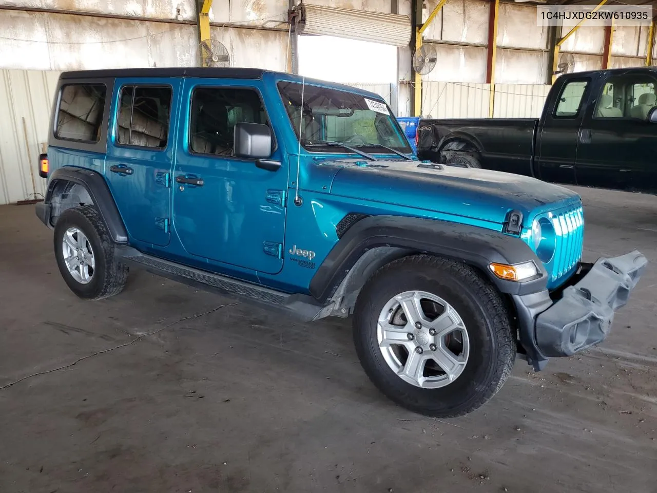 2019 Jeep Wrangler Unlimited Sport VIN: 1C4HJXDG2KW610935 Lot: 74749764