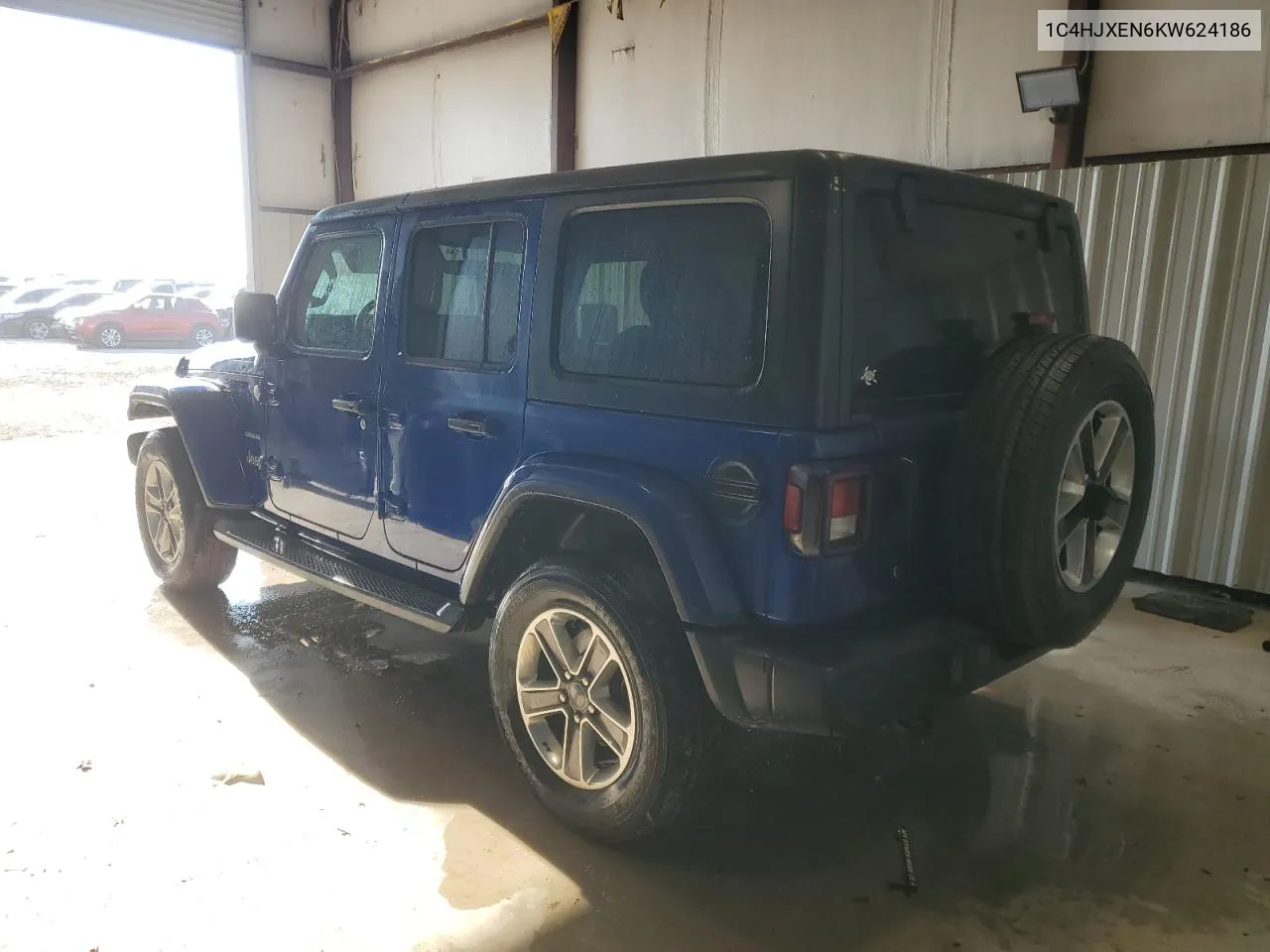 2019 Jeep Wrangler Unlimited Sahara VIN: 1C4HJXEN6KW624186 Lot: 74840814