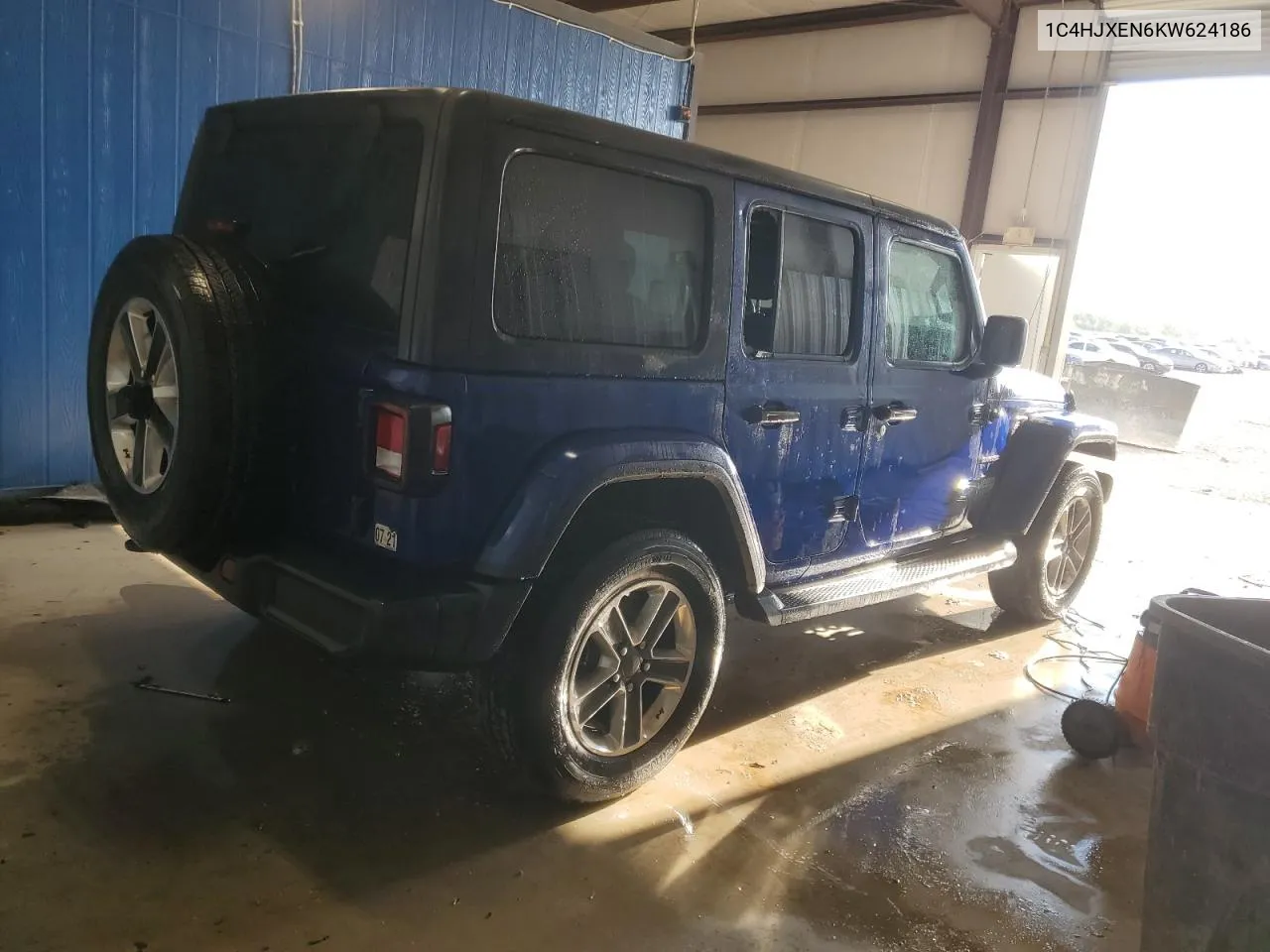 2019 Jeep Wrangler Unlimited Sahara VIN: 1C4HJXEN6KW624186 Lot: 74840814