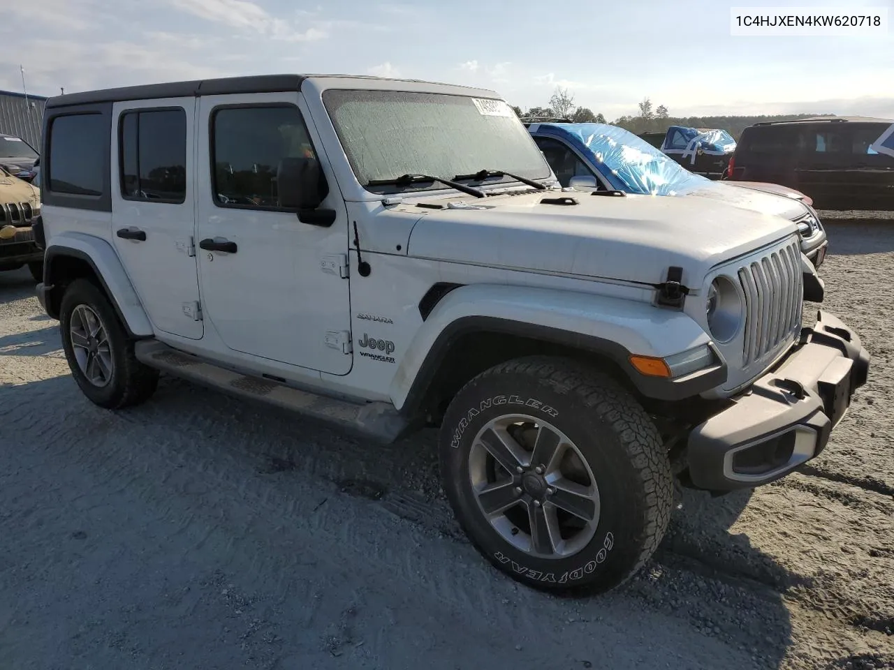 2019 Jeep Wrangler Unlimited Sahara VIN: 1C4HJXEN4KW620718 Lot: 74939304