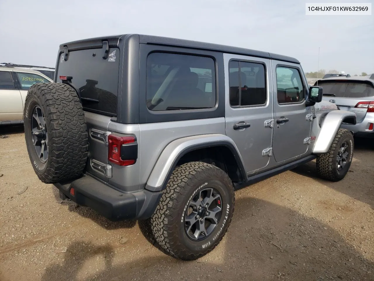 2019 Jeep Wrangler Unlimited Rubicon VIN: 1C4HJXFG1KW632969 Lot: 75239334