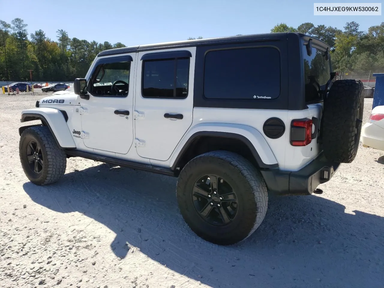 2019 Jeep Wrangler Unlimited Sahara VIN: 1C4HJXEG9KW530062 Lot: 75350414