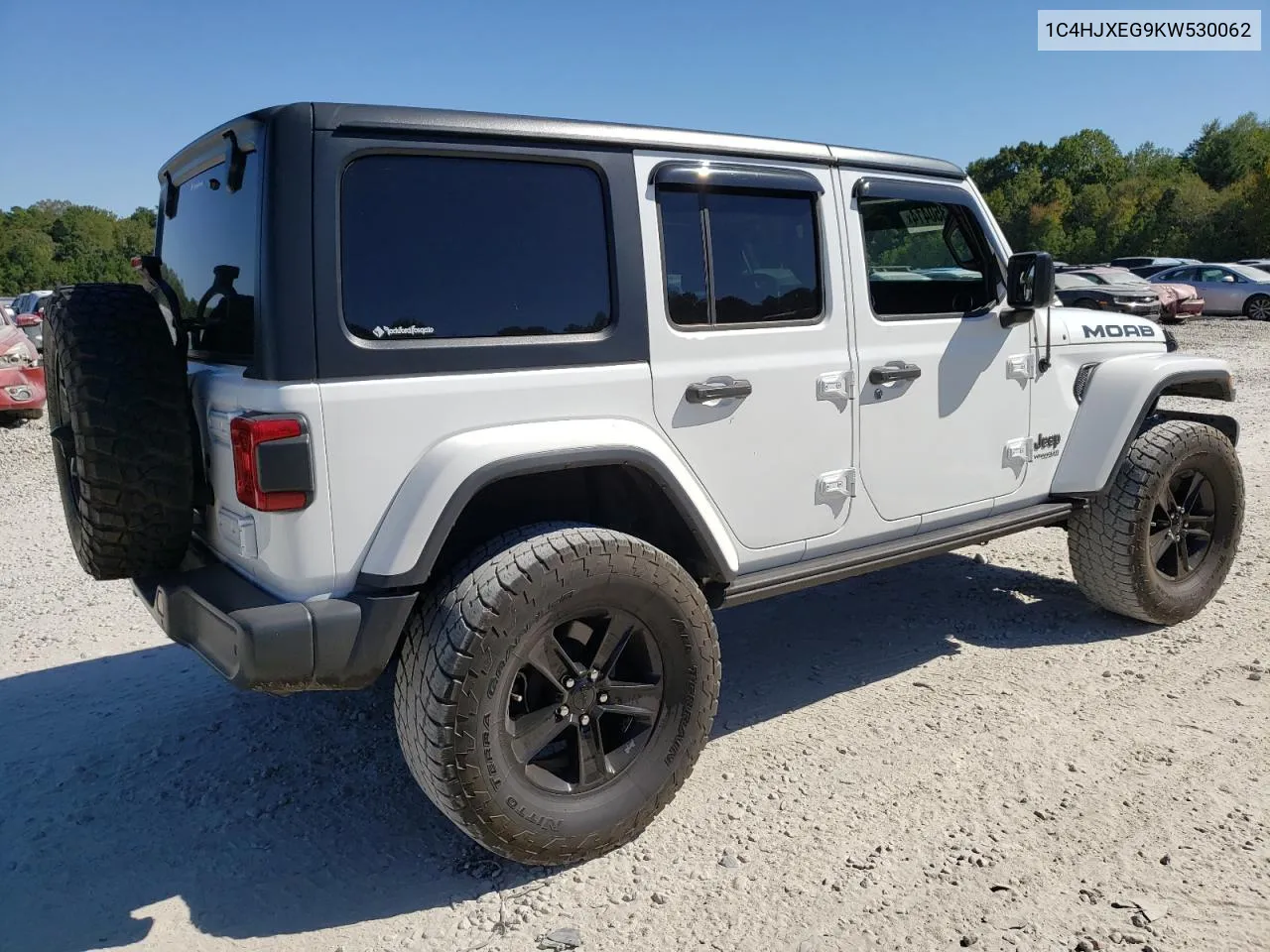 2019 Jeep Wrangler Unlimited Sahara VIN: 1C4HJXEG9KW530062 Lot: 75350414