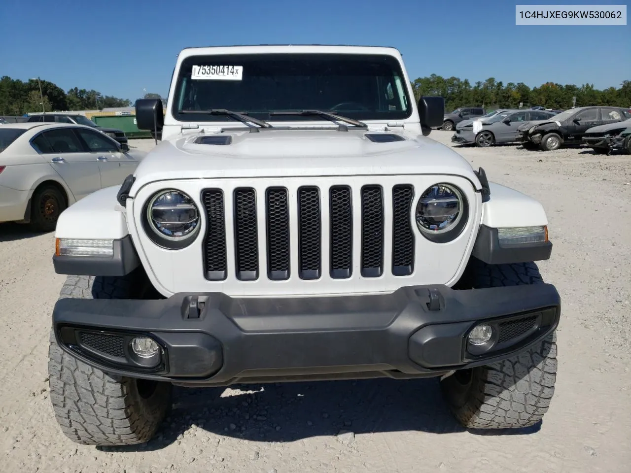 2019 Jeep Wrangler Unlimited Sahara VIN: 1C4HJXEG9KW530062 Lot: 75350414