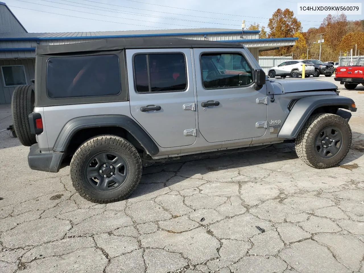 2019 Jeep Wrangler Unlimited Sport VIN: 1C4HJXDG9KW560079 Lot: 76454224