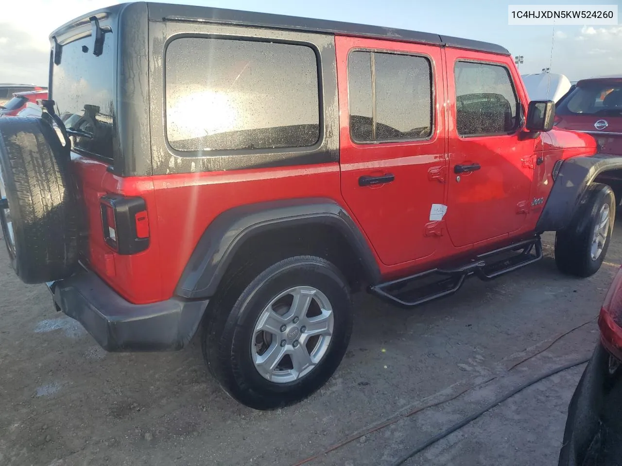 2019 Jeep Wrangler Unlimited Sport VIN: 1C4HJXDN5KW524260 Lot: 76559884