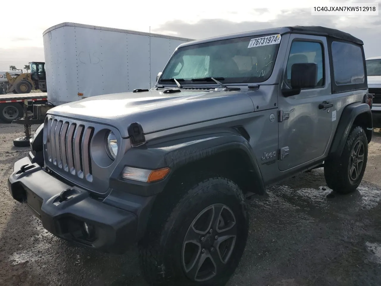 2019 Jeep Wrangler Sport VIN: 1C4GJXAN7KW512918 Lot: 76731974