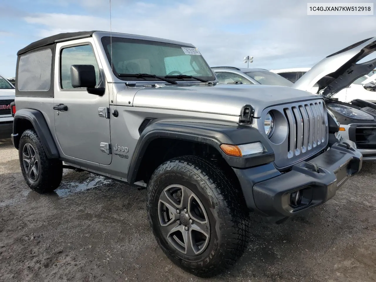 2019 Jeep Wrangler Sport VIN: 1C4GJXAN7KW512918 Lot: 76731974