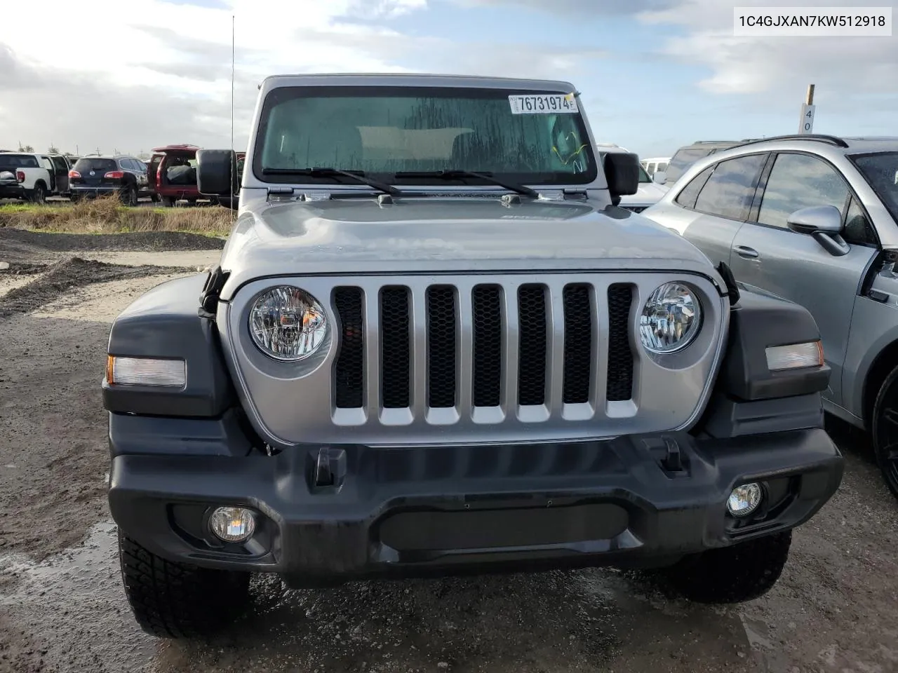 2019 Jeep Wrangler Sport VIN: 1C4GJXAN7KW512918 Lot: 76731974