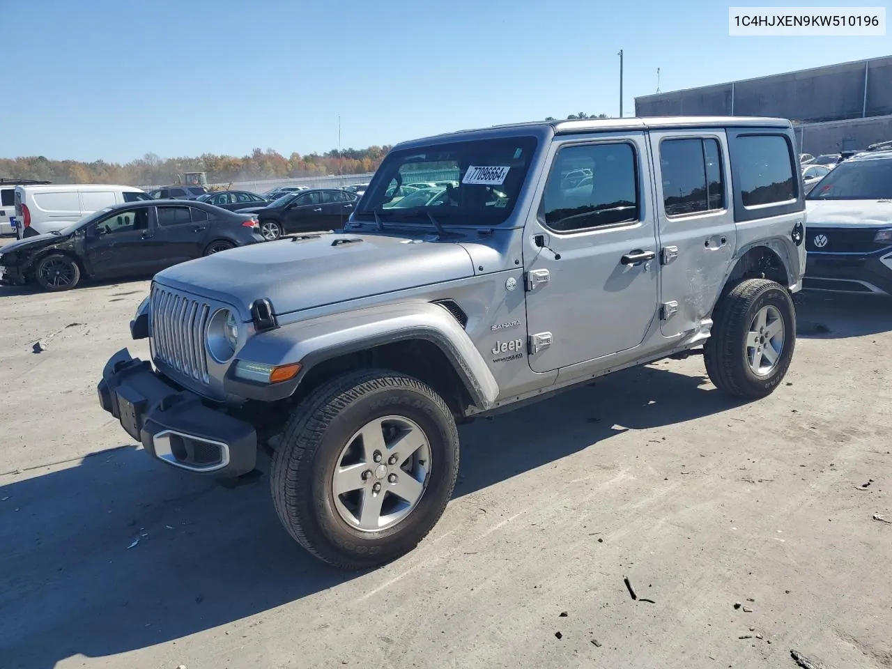 1C4HJXEN9KW510196 2019 Jeep Wrangler Unlimited Sahara