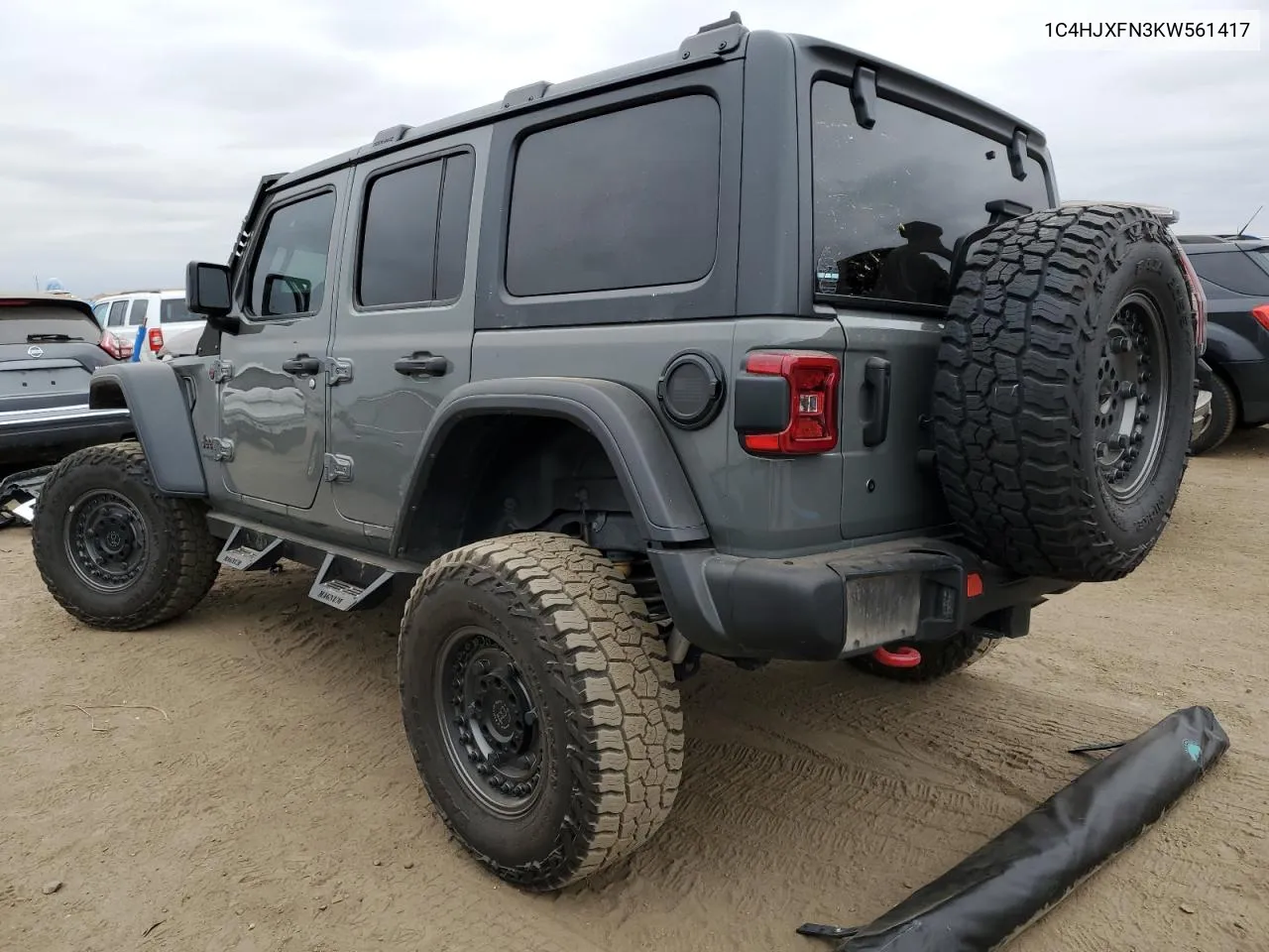 2019 Jeep Wrangler Unlimited Rubicon VIN: 1C4HJXFN3KW561417 Lot: 77692954