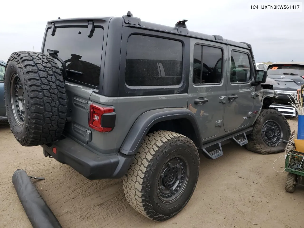 2019 Jeep Wrangler Unlimited Rubicon VIN: 1C4HJXFN3KW561417 Lot: 77692954