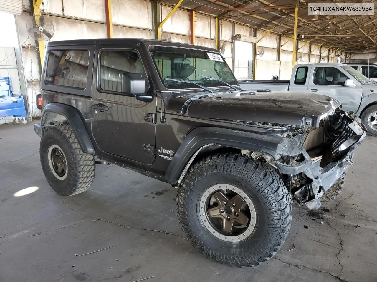 2019 Jeep Wrangler Sport VIN: 1C4HJXAN4KW683954 Lot: 78268064