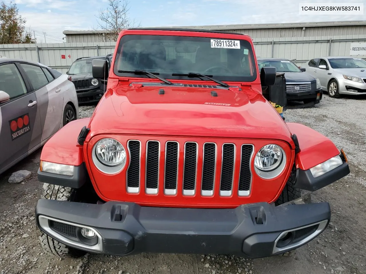 2019 Jeep Wrangler Unlimited Sahara VIN: 1C4HJXEG8KW583741 Lot: 78911324