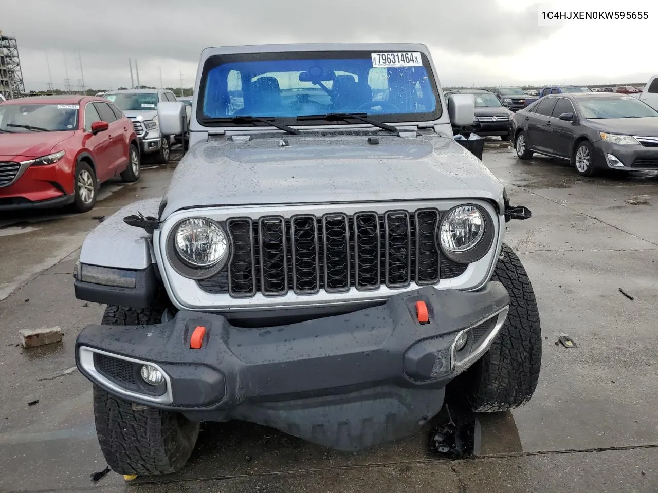 2019 Jeep Wrangler Unlimited Sahara VIN: 1C4HJXEN0KW595655 Lot: 79631464