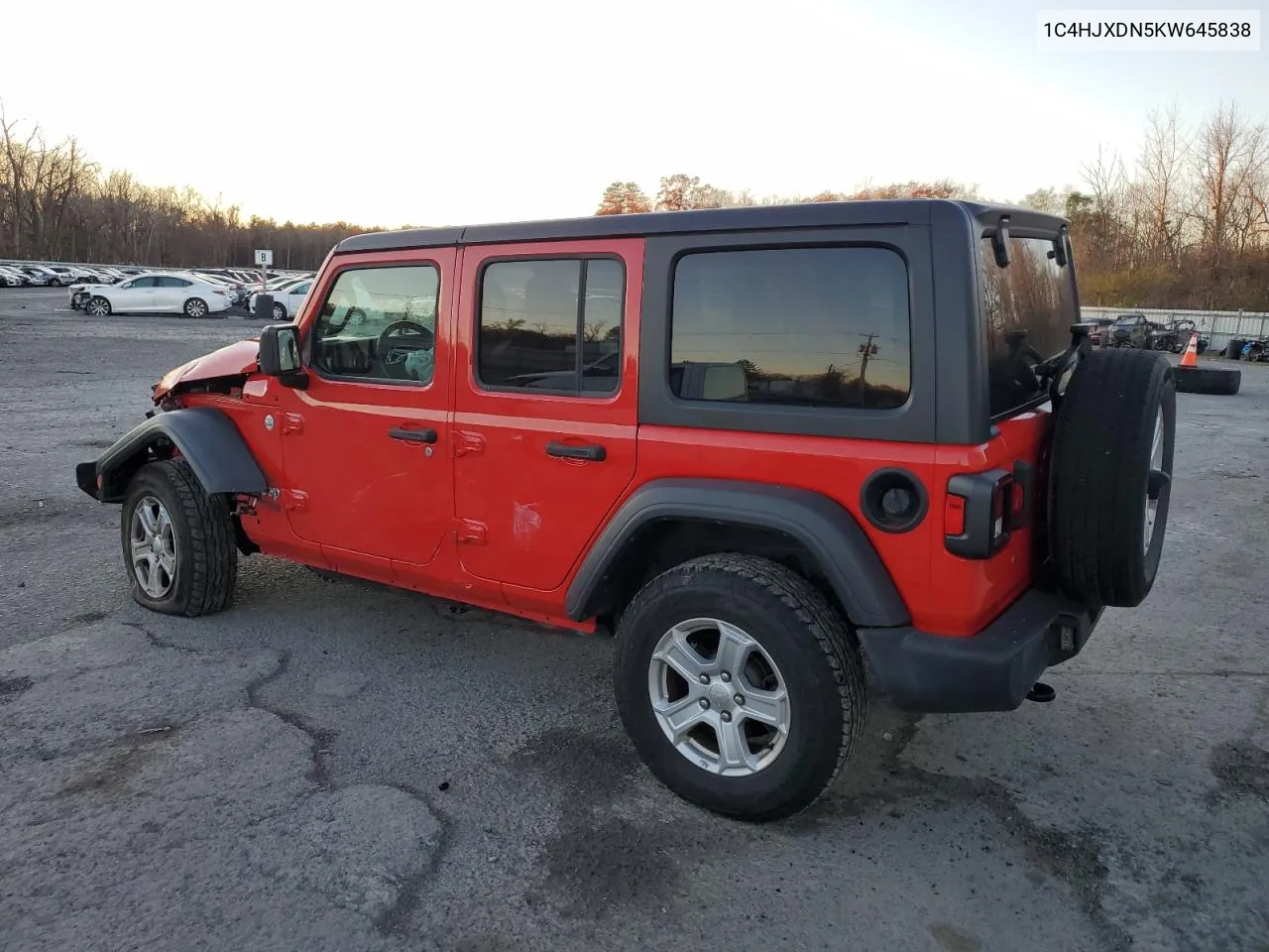 2019 Jeep Wrangler Unlimited Sport VIN: 1C4HJXDN5KW645838 Lot: 79912884