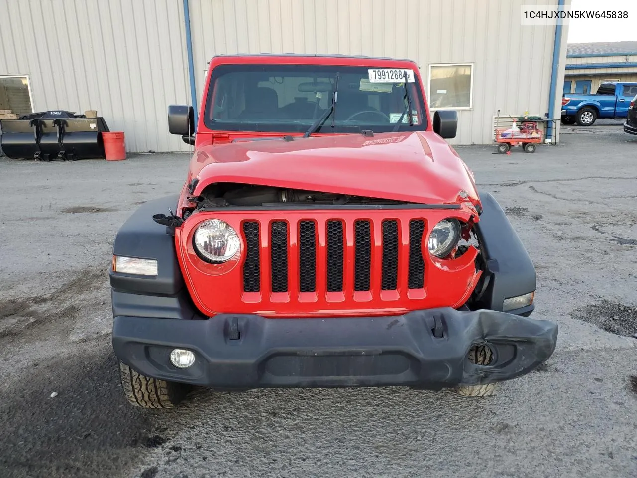 2019 Jeep Wrangler Unlimited Sport VIN: 1C4HJXDN5KW645838 Lot: 79912884