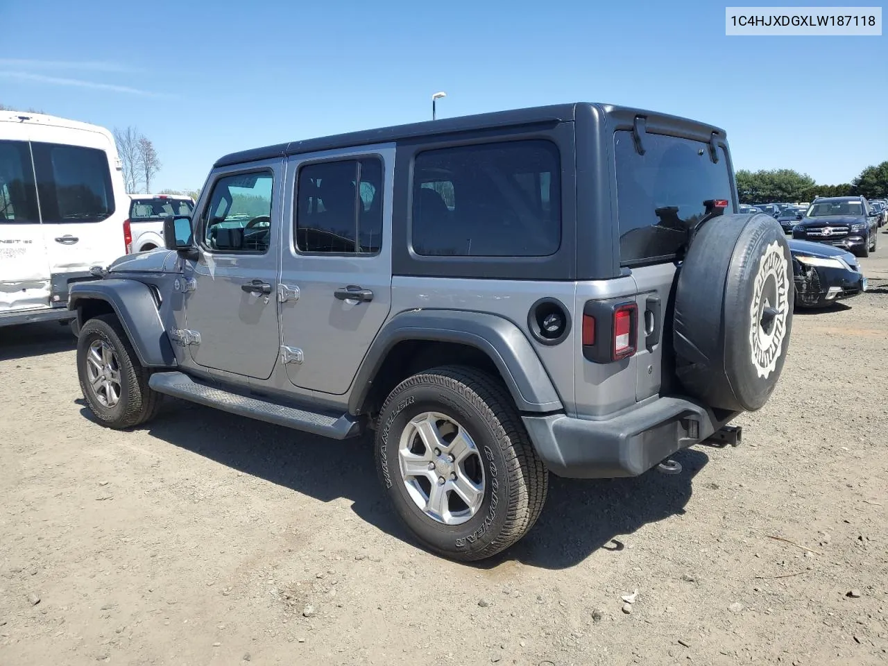 2020 Jeep Wrangler Unlimited Sport VIN: 1C4HJXDGXLW187118 Lot: 51908024