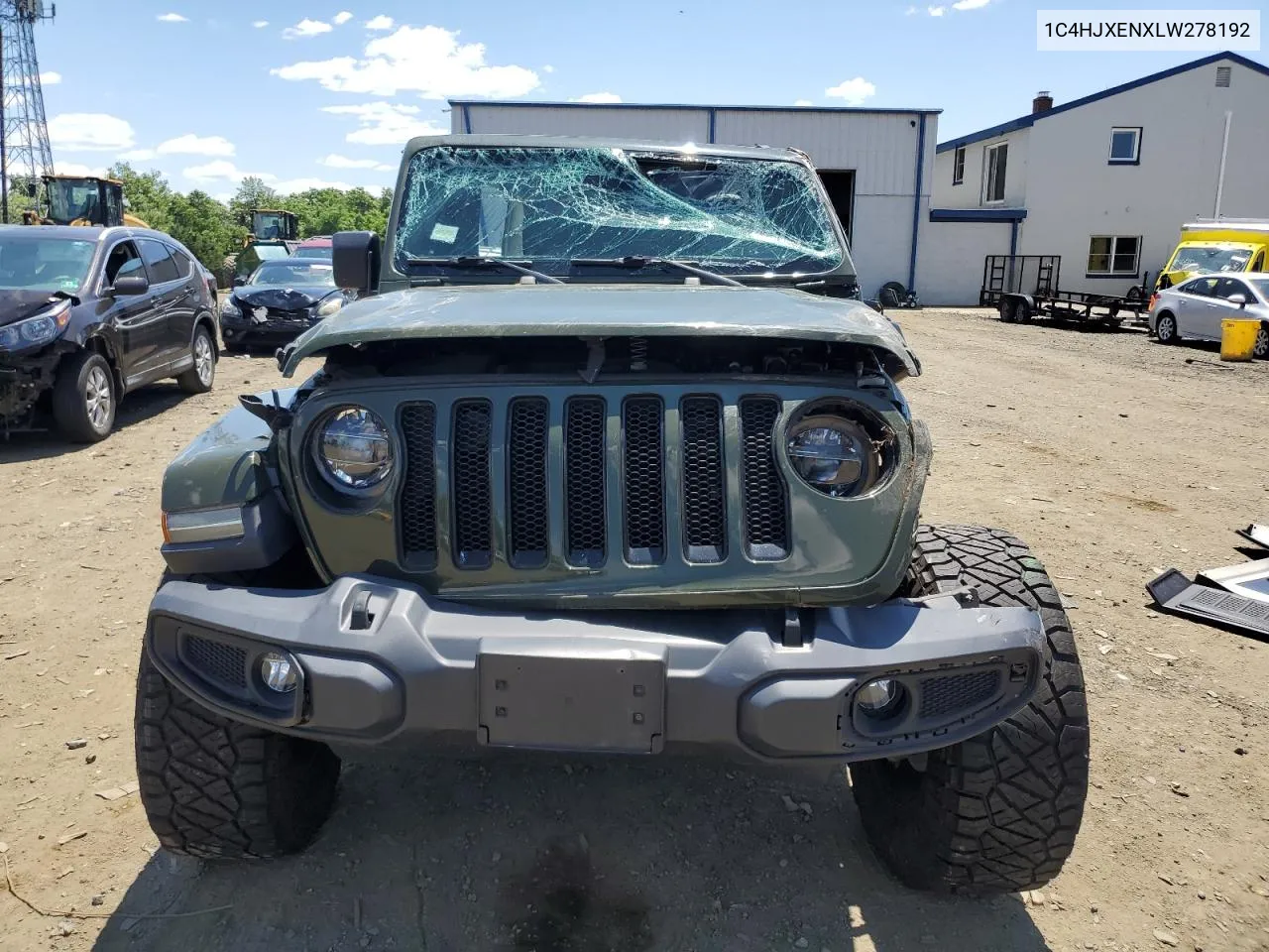 2020 Jeep Wrangler Unlimited Sahara VIN: 1C4HJXENXLW278192 Lot: 56896904