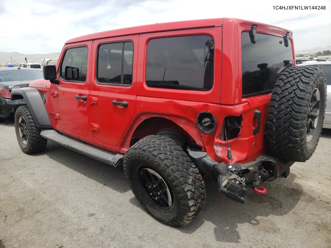 2020 Jeep Wrangler Unlimited Rubicon VIN: 1C4HJXFN1LW144248 Lot: 57653644