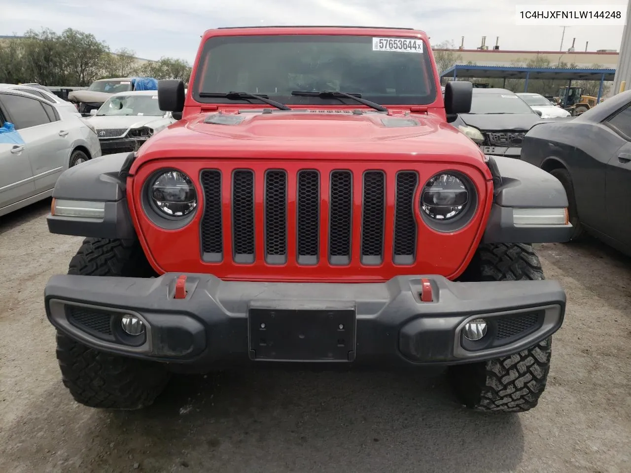 2020 Jeep Wrangler Unlimited Rubicon VIN: 1C4HJXFN1LW144248 Lot: 57653644