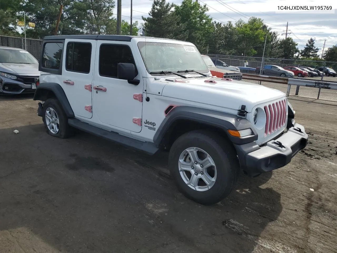 2020 Jeep Wrangler Unlimited Sport VIN: 1C4HJXDN5LW195769 Lot: 57880894