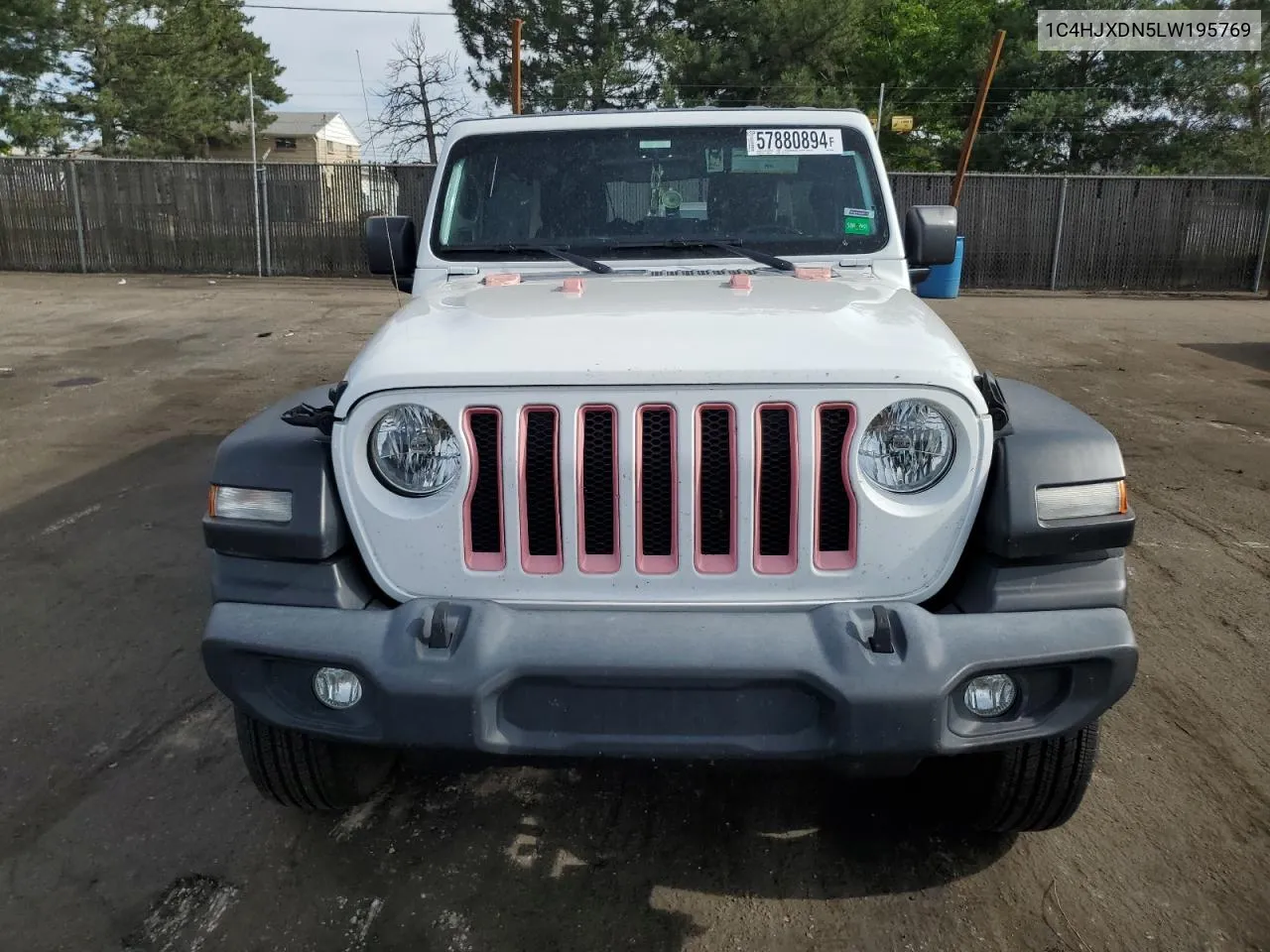 2020 Jeep Wrangler Unlimited Sport VIN: 1C4HJXDN5LW195769 Lot: 57880894