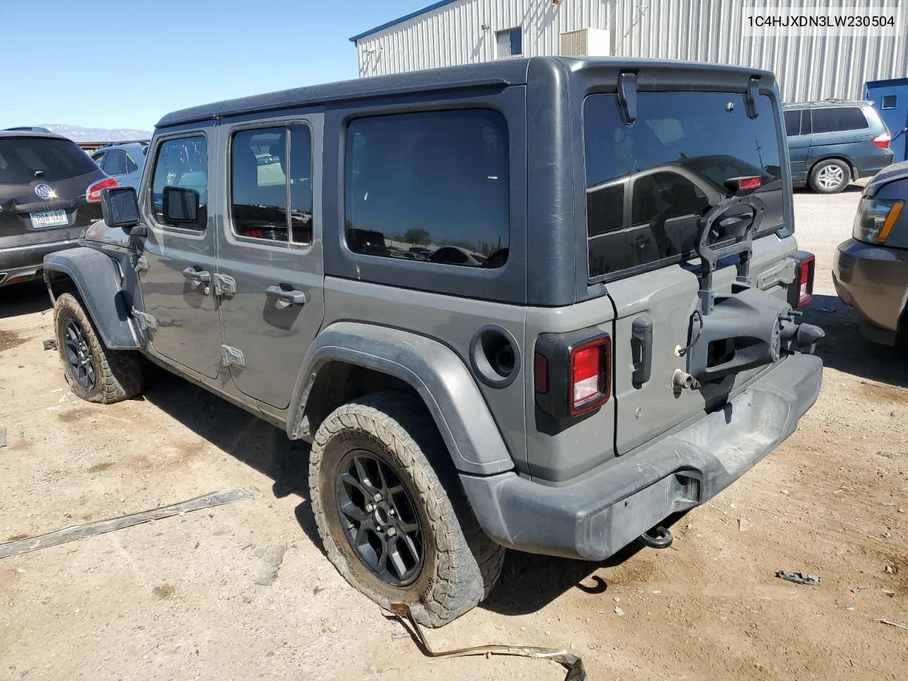 2020 Jeep Wrangler Unlimited Sport VIN: 1C4HJXDN3LW230504 Lot: 58077184