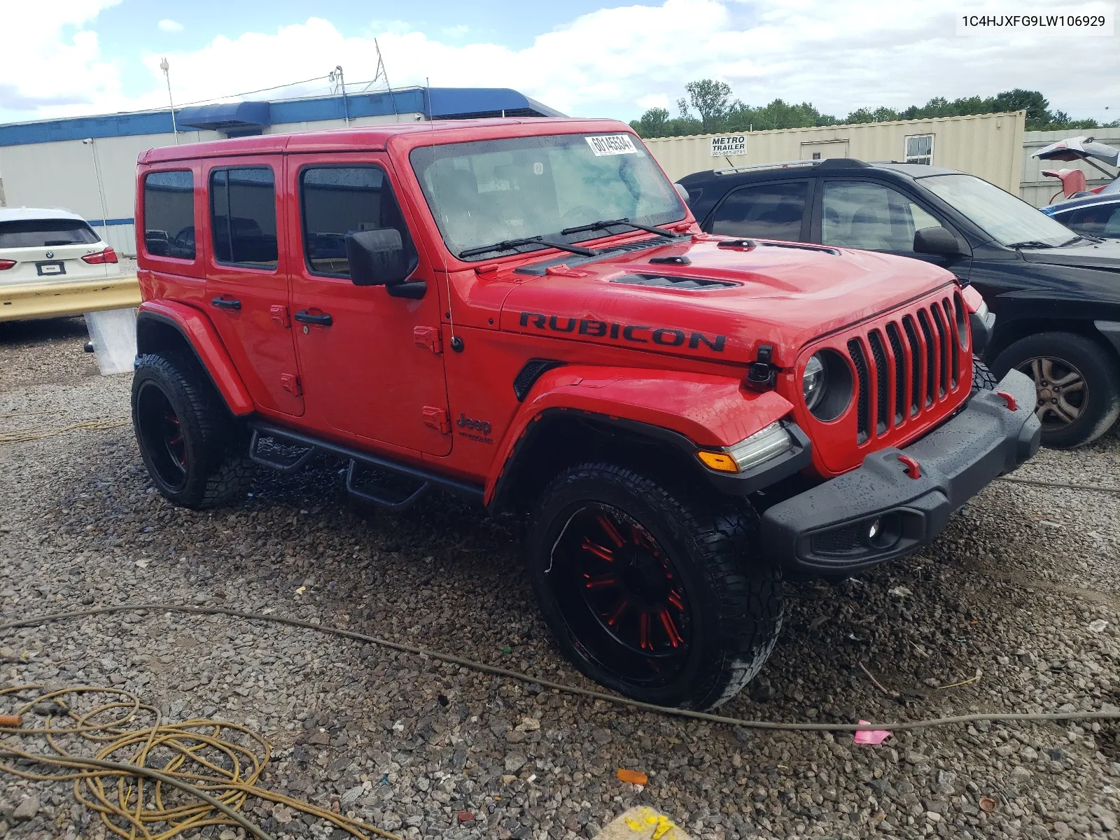 2020 Jeep Wrangler Unlimited Rubicon VIN: 1C4HJXFG9LW106929 Lot: 60145534