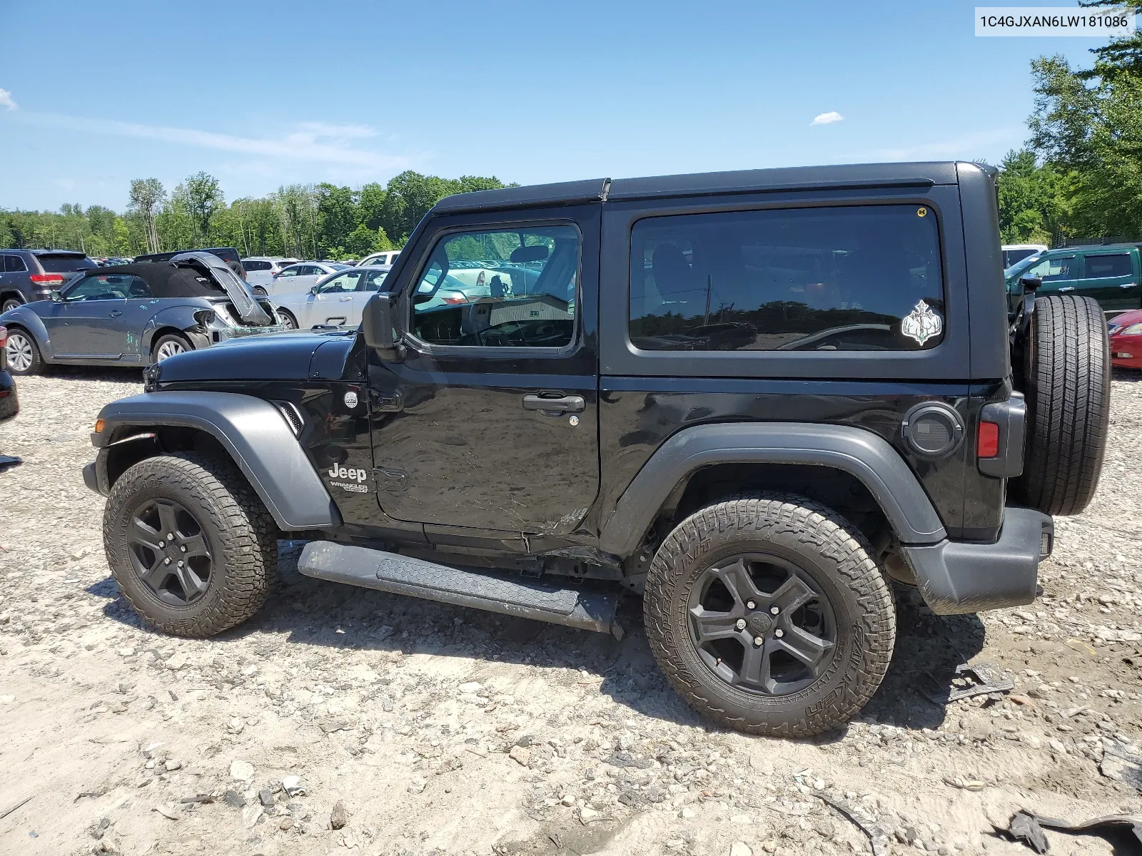 2020 Jeep Wrangler Sport VIN: 1C4GJXAN6LW181086 Lot: 61306724