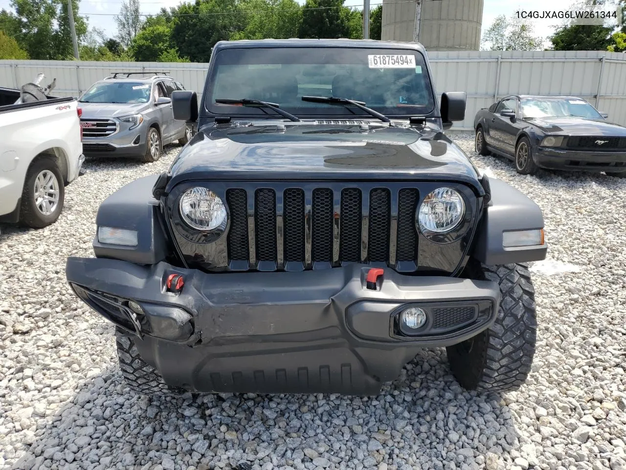 2020 Jeep Wrangler Sport VIN: 1C4GJXAG6LW261344 Lot: 61875494