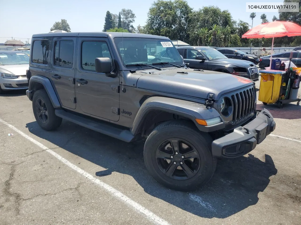 1C4HJXEG1LW174191 2020 Jeep Wrangler Unlimited Sahara