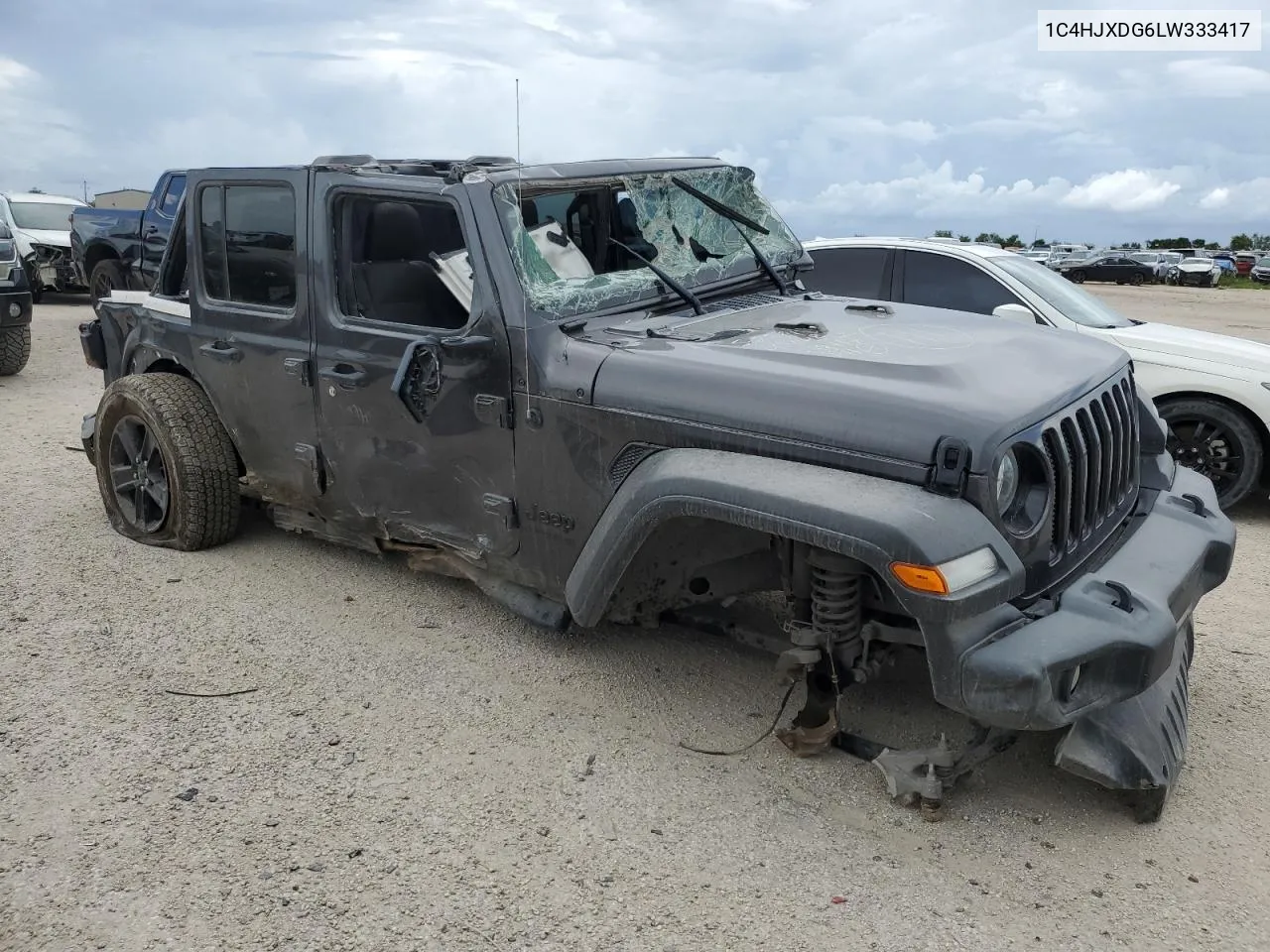 2020 Jeep Wrangler Unlimited Sport VIN: 1C4HJXDG6LW333417 Lot: 62987524