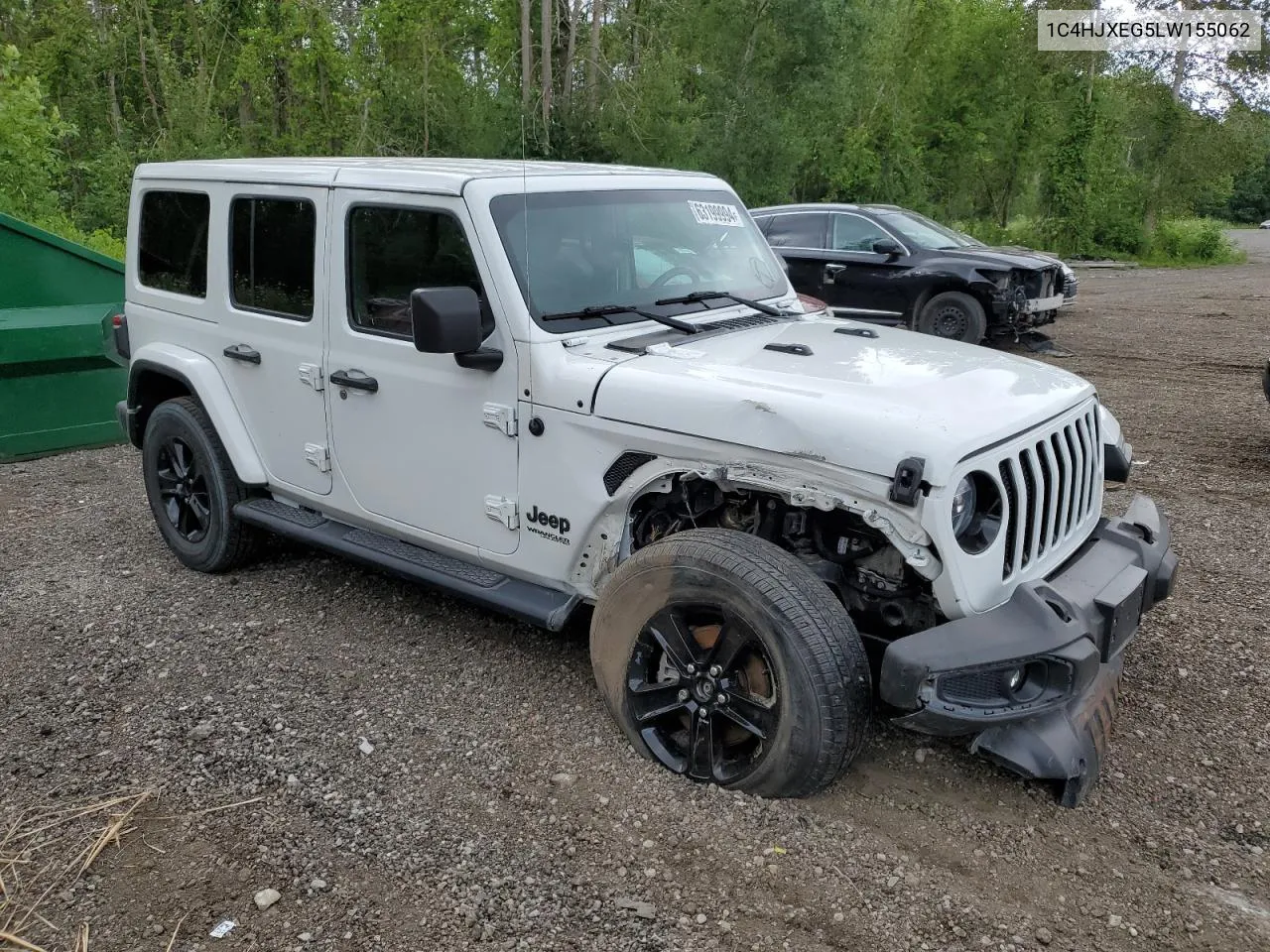 2020 Jeep Wrangler Unlimited Sahara VIN: 1C4HJXEG5LW155062 Lot: 63199994