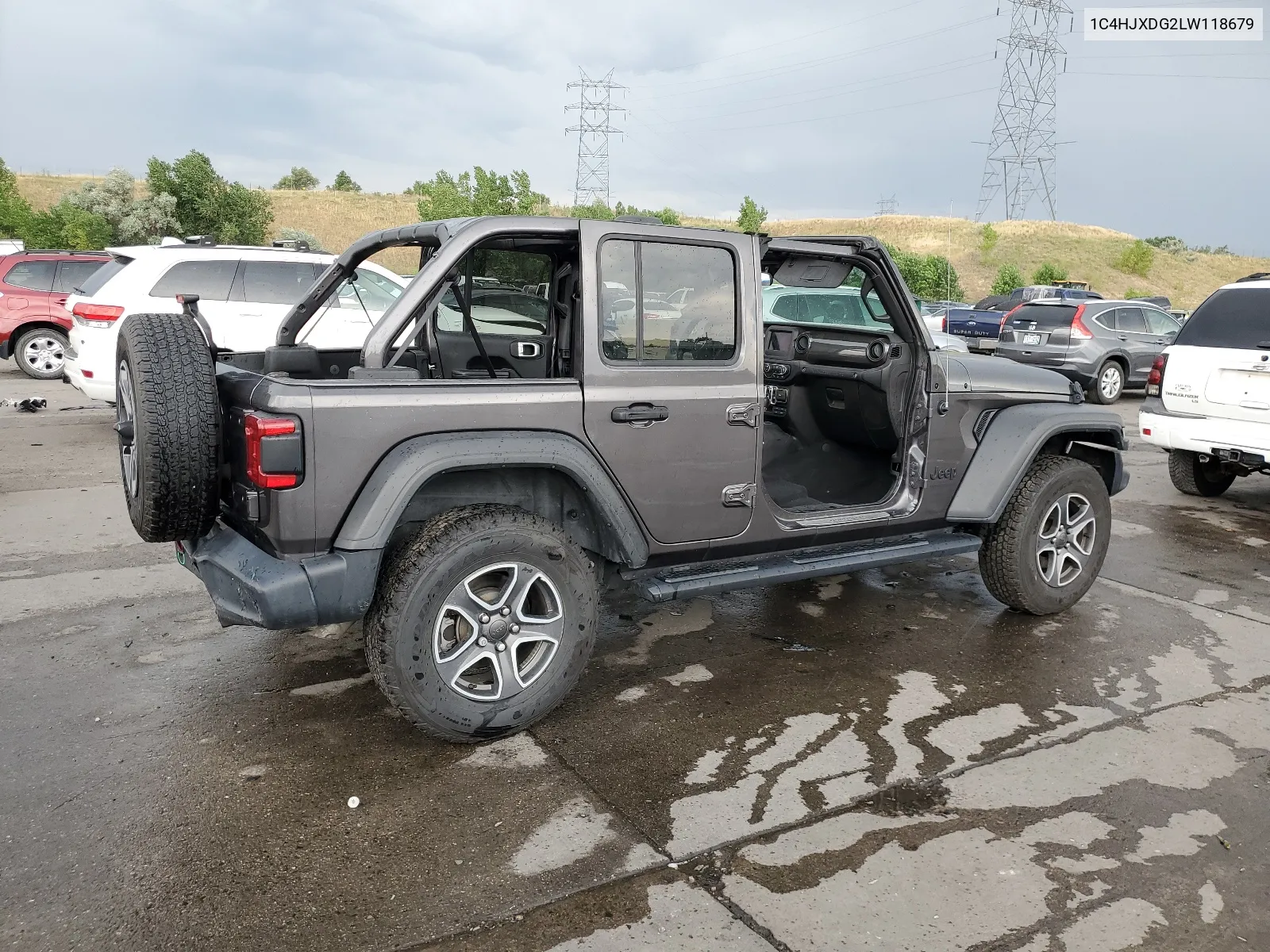 2020 Jeep Wrangler Unlimited Sport VIN: 1C4HJXDG2LW118679 Lot: 63636704