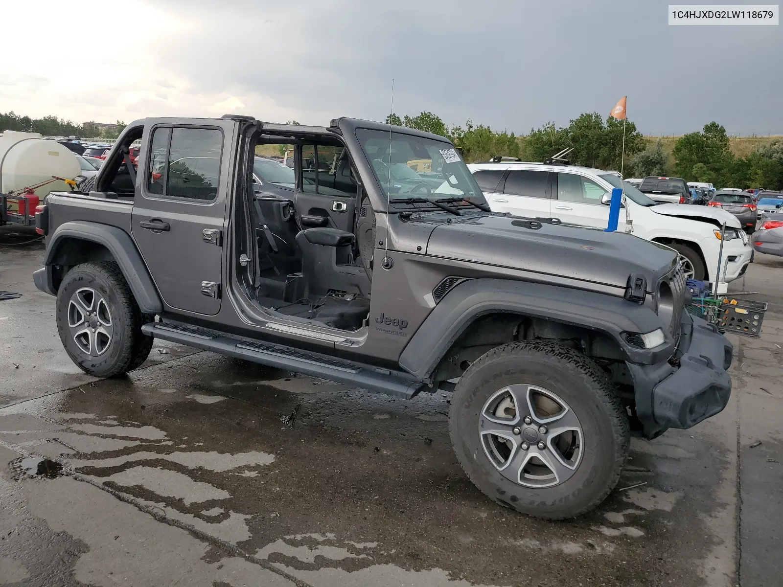 2020 Jeep Wrangler Unlimited Sport VIN: 1C4HJXDG2LW118679 Lot: 63636704