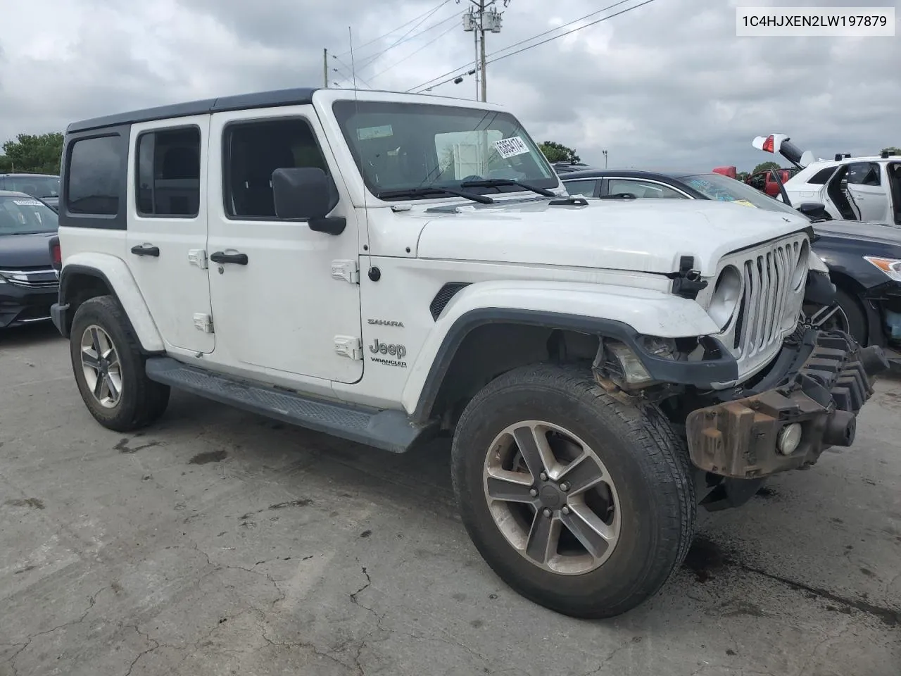 2020 Jeep Wrangler Unlimited Sahara VIN: 1C4HJXEN2LW197879 Lot: 63654174