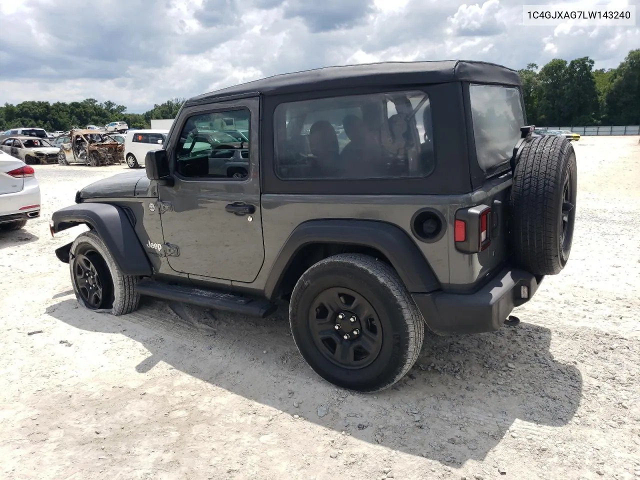 2020 Jeep Wrangler Sport VIN: 1C4GJXAG7LW143240 Lot: 64058024