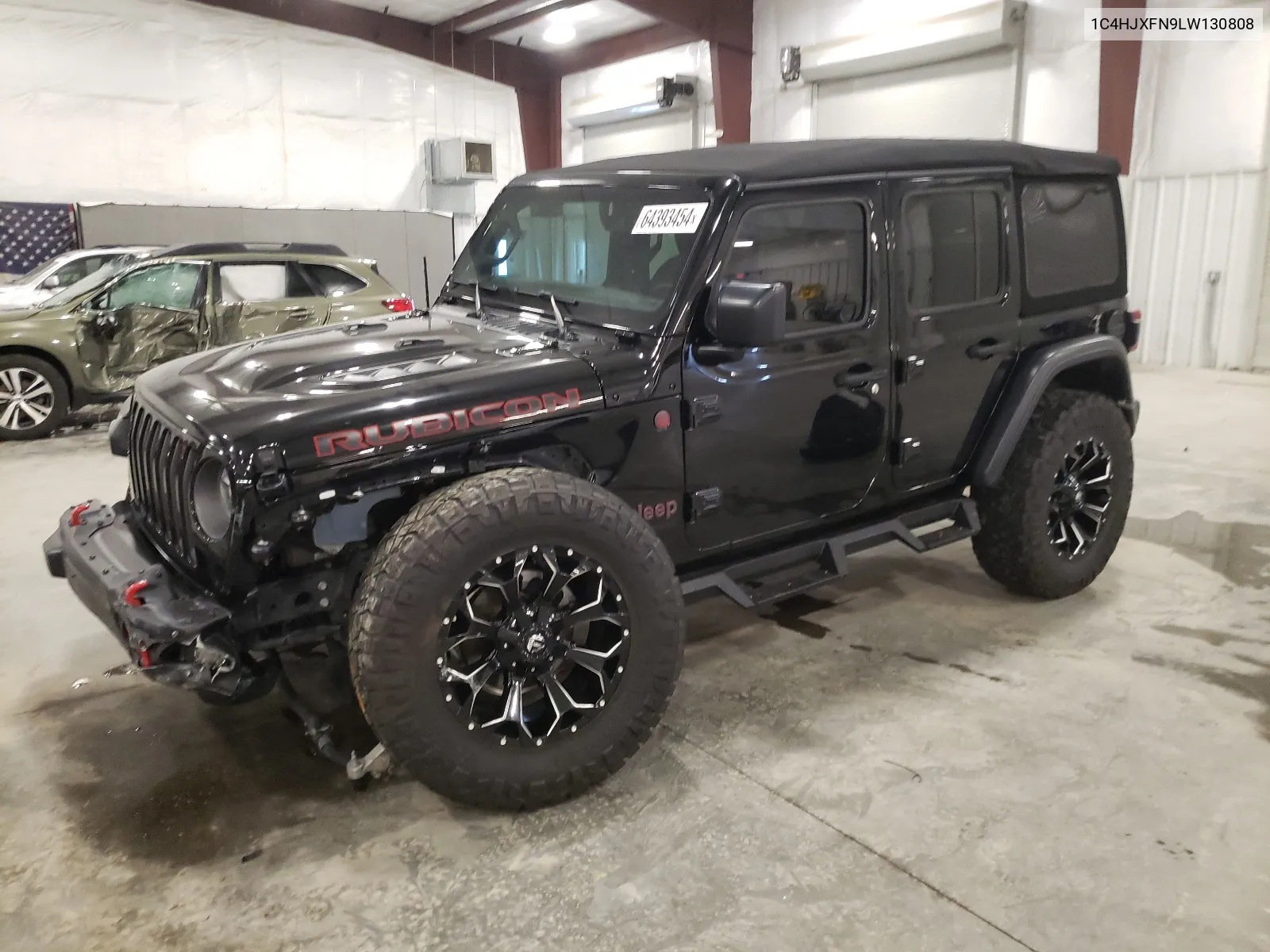 2020 Jeep Wrangler Unlimited Rubicon VIN: 1C4HJXFN9LW130808 Lot: 64393454