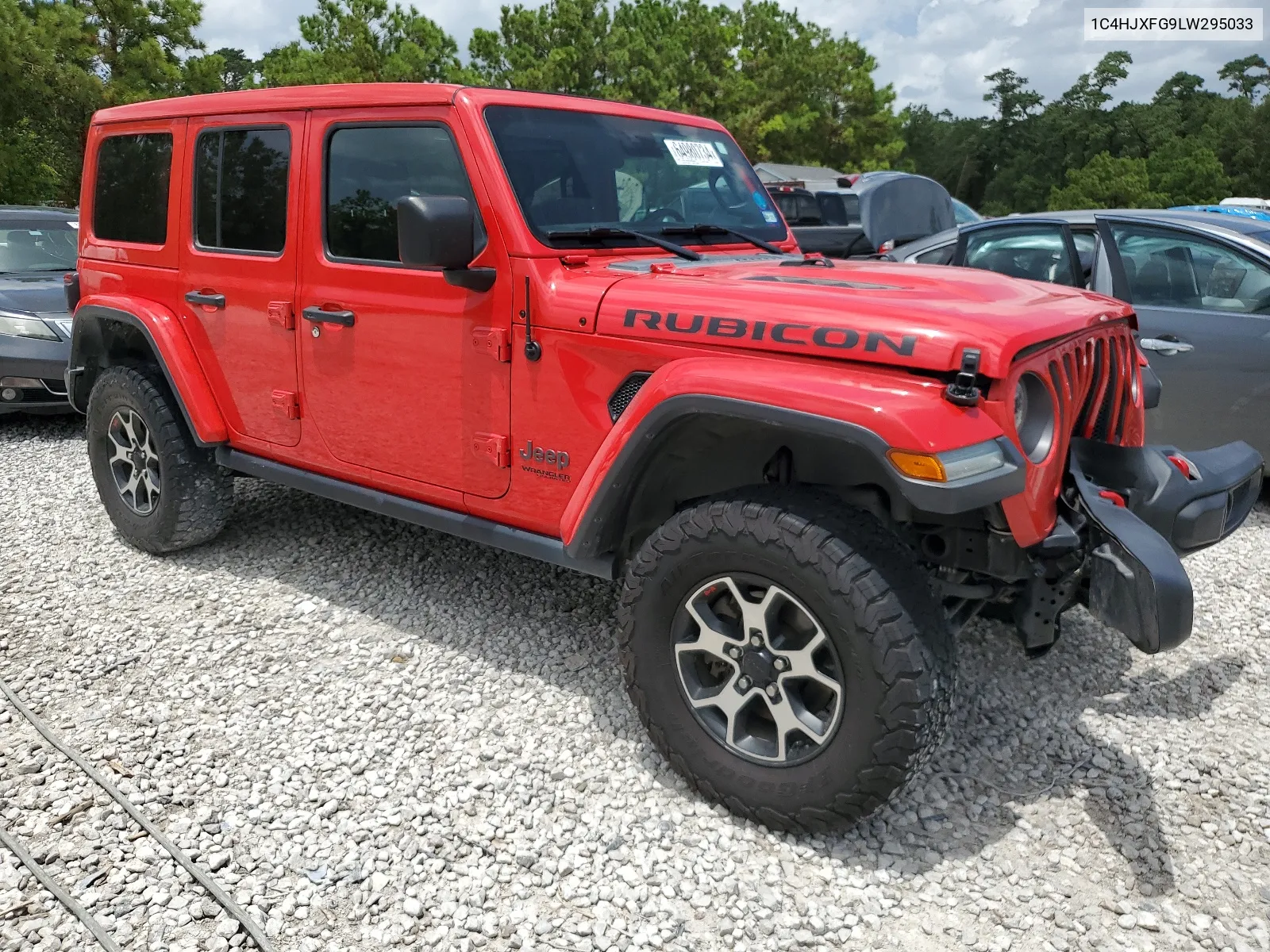 2020 Jeep Wrangler Unlimited Rubicon VIN: 1C4HJXFG9LW295033 Lot: 64980734