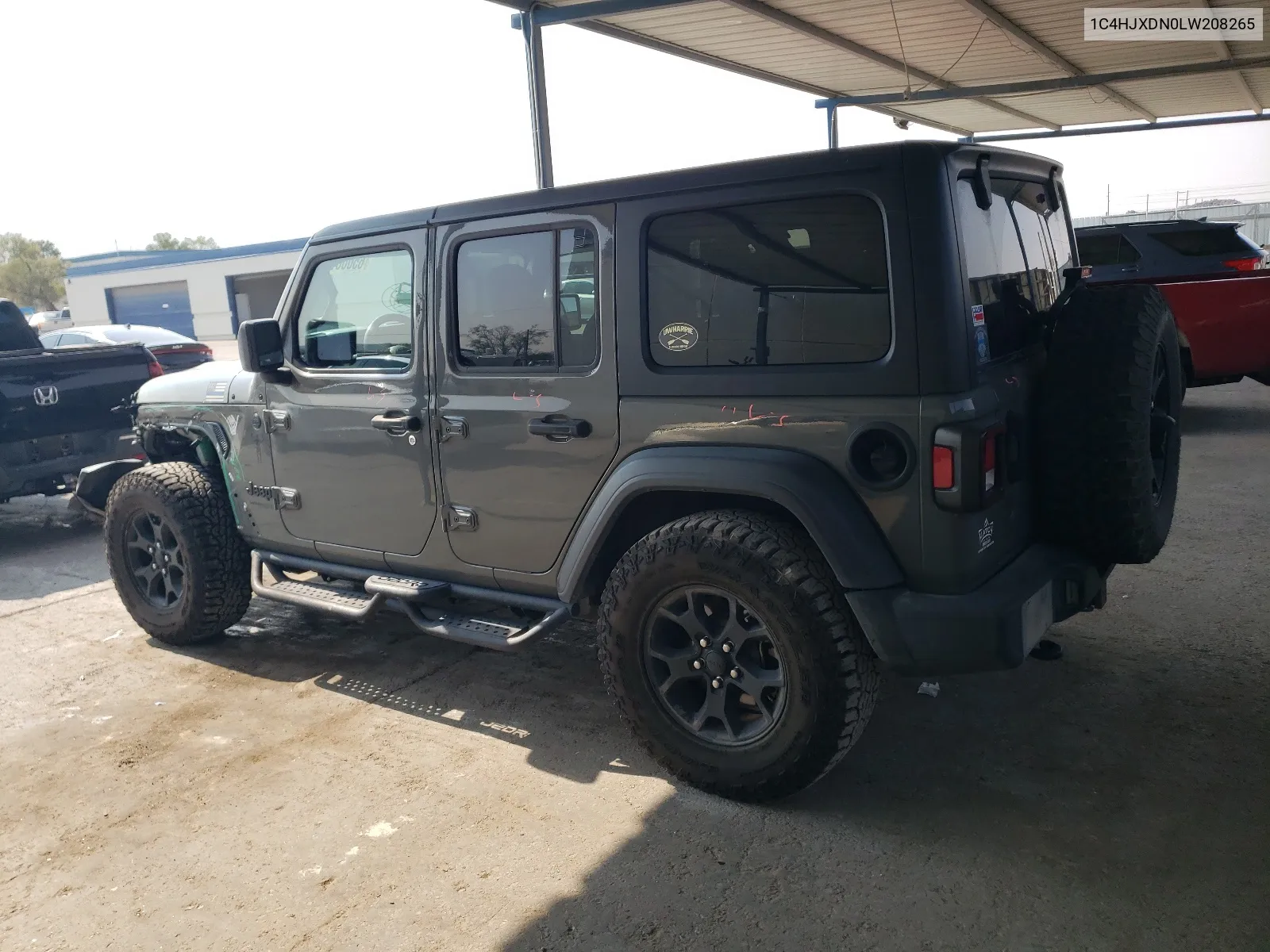 2020 Jeep Wrangler Unlimited Sport VIN: 1C4HJXDN0LW208265 Lot: 65008714