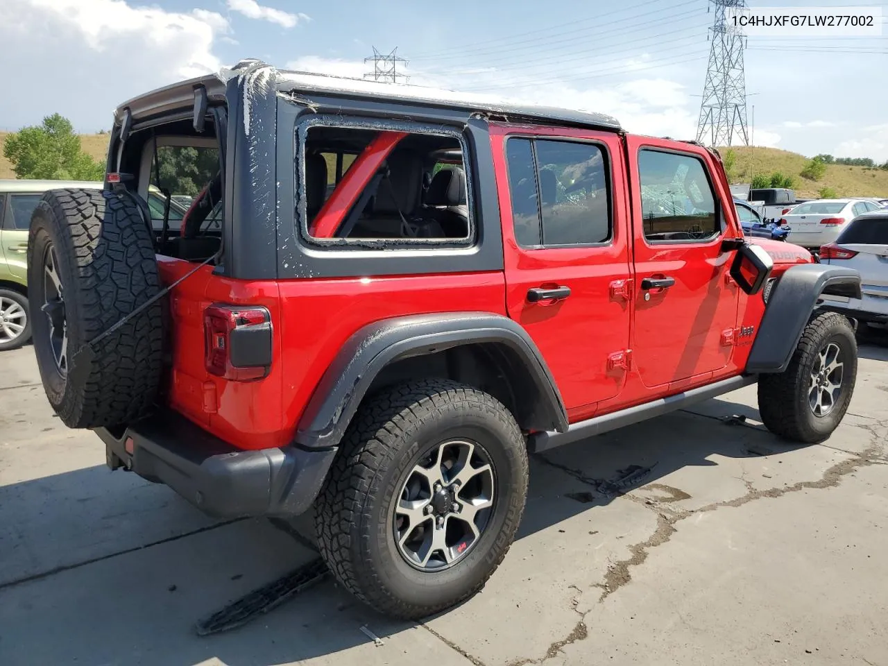 2020 Jeep Wrangler Unlimited Rubicon VIN: 1C4HJXFG7LW277002 Lot: 65992724