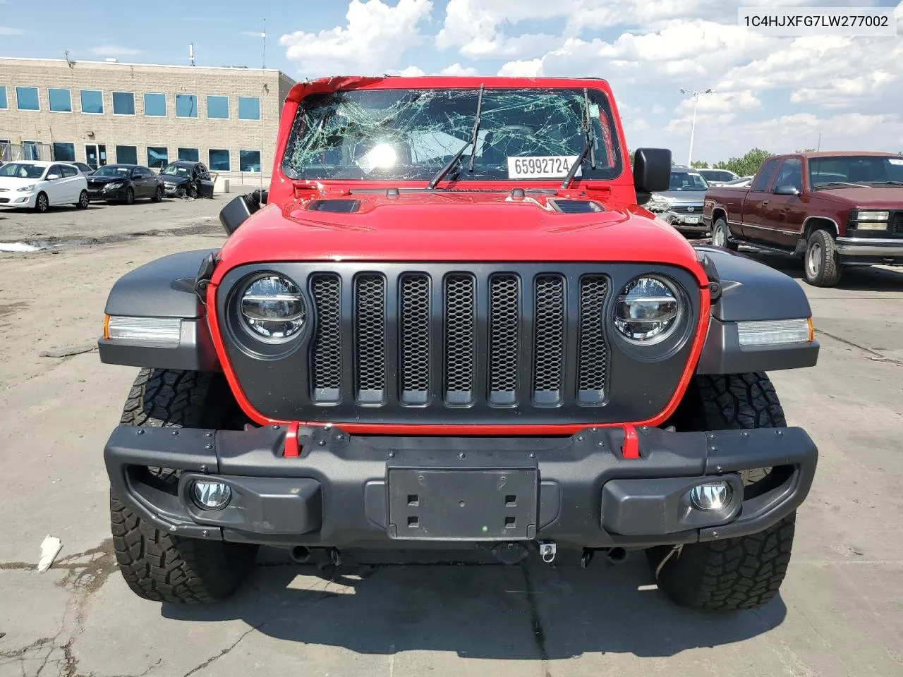 2020 Jeep Wrangler Unlimited Rubicon VIN: 1C4HJXFG7LW277002 Lot: 65992724