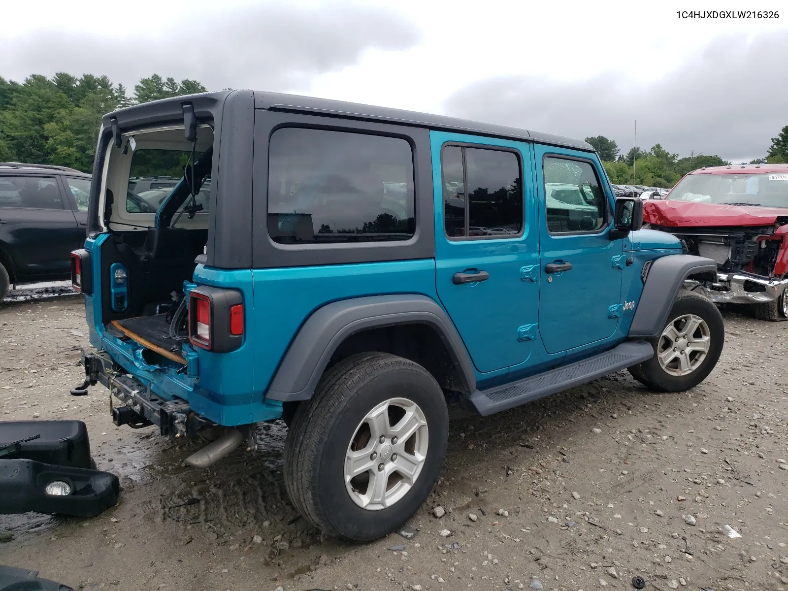 2020 Jeep Wrangler Unlimited Sport VIN: 1C4HJXDGXLW216326 Lot: 66065604