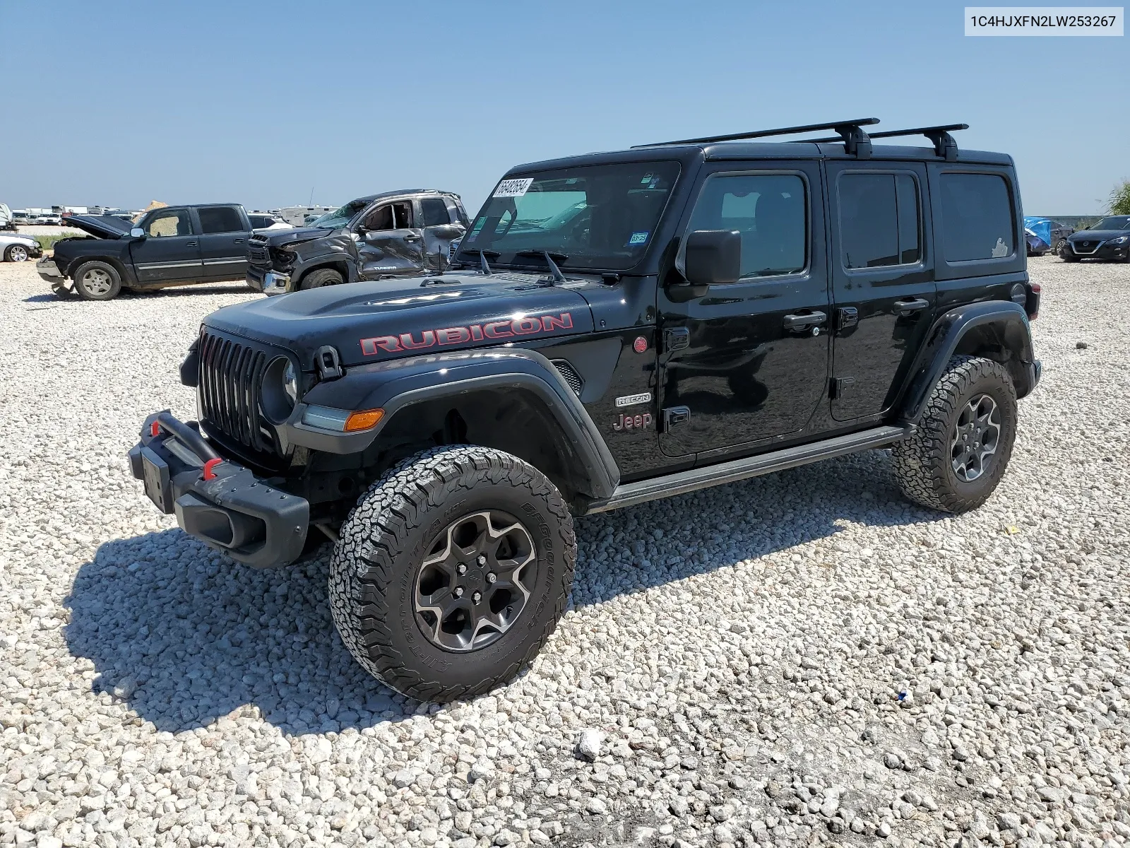 2020 Jeep Wrangler Unlimited Rubicon VIN: 1C4HJXFN2LW253267 Lot: 66482654